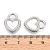 304 Stainless Steel Pendant Cabochon Settings STAS-T065-87P-3