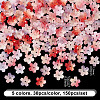 150Pcs 5 Colors Handmade Transparent Lampwork Beads GLAA-NB0001-89-2