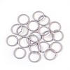 Spray Painted Iron Open Jump Rings LS-IFIN-F149-B09-2