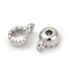 Brass Pave Cubic Zirconia Pendants KK-H204-03P-01-2