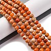 Dyed Natural Regalite/Imperial Jasper/Sea Sediment Jasper Beads Strands G-B124-C02-08-2