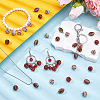 24Pcs 3 Style Handmade Polymer Clay Rhinestone Pendants PALLOY-OC00047-4