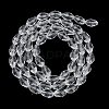 Transparent Glass Beads Strands EGLA-N013-T6mm-D01-2