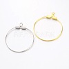 Rack Plating Brass Ring Hoop Earrings KK-L125-01-1