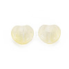 Two Tone Transparent Spray Painted Glass Beads GLAA-T022-24-C05-4