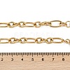Ion Plating(IP) 304 Stainless Steel Figaro Chain Necklaces NJEW-O124-03G-2