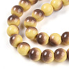 Baking Paint Glass Beads Strands DGLA-N012-10mm-09-3