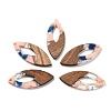 Resin and Walnut Pendants FIND-R051-12F-1
