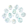 Electroplate Transparent Glass Beads EGLA-Q140-01-A07-1