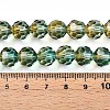 Baking Paint Transparent Glass Beads X1-DGLA-A035-T10mm-A08-5