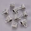 Tibetan Style Alloy Tube Bails K08U0042-1