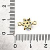 Brass Micro Pave Sky Blue Cubic Zirconia Links KK-D356-02B-G-3