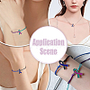 40Pcs 2 Colors Two Tone Alloy Enamel Awareness Ribbon Links Connector Charms ENAM-WR0001-16-5