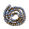 Electroplate Glass Beads Strands EGLA-P061-01A-08-2