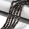 Natural Silver Obsidian Beads Strands G-S150-20A-4mm-2