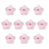 10Pcs Transparent Handmade Bumpy Lampwork Beads LAMP-TADJ0001-48E-2
