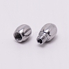 Brass Screw Clasps KK-WH0034-07P-2