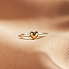 Heart 925 Sterling Silver Finger Rings for Women FS-WG1734C-03-1