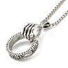 Alloy Pendant Necklace NJEW-B103-01AS-01-1
