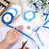 5 Rolls 5 Colors Polyester Ribbon OCOR-CP0001-26A-3