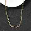304 Stainless Steel Cable Chain Necklaces with Spring Ring Clasps for Women NJEW-Z091-15G-2