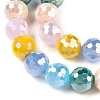 Electroplate Glass Bead Strands X-GLAA-Z006-01F-4
