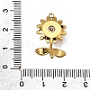 304 Stainless Steel & Glass Fidget Spinner Fidget Spinner Pendants GL-CBA17B7-02G-C-3