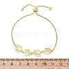 Brass Box Chain Slider Bracelets BJEW-S169-01G-5