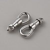 304 Stainless Steel Lobster Claw Clasps STAS-WH0044-19P-2