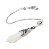 Opalite Cone Dowsing Pendulum Big Pointed Pendants AJEW-Z041-01A-AS-3