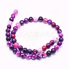 Natural Fire Agate Beads Strands G-O165-A-10mm-3