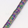 Electroplate Non-magnetic Synthetic Hematite Beads Strands G-J164A-3mm-03-3