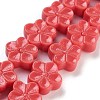 Synthetic Coral Carved Beads Strands CORA-B001-04A-1