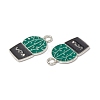 Alloy Enamel Pendants ENAM-G212-15P-4