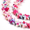 Spray Painted Synthetic Turquoise Beads Strands UNKW-T001-11K-02-2