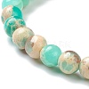 Synthetic Shoushan Stone Beaded Stretch Bracelets BJEW-A117-A-19-3