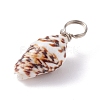 Natural Shell Pendants PALLOY-JF01164-01-3
