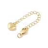 Brass Chain Extender KK-B148-06G-02-2