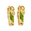 Rack Plating Brass Enamel Beads KK-Z063-08G-1
