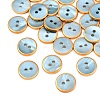 Golden Edge Naturl Black Lip Shell Button SH-CBA0ED6-01D-1