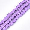 Spray Painted Non-magnetic Synthetic Hematite Beads Strands G-T116-13-09-1