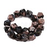 Natural Glaucophane Beads Strands G-T138-34-2