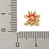 Rack Plating Brass Enamel Beads KK-U029-22G-09-3
