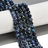 Natural Fire Crackle Agate Beads Strands G-C082-A01-31-1