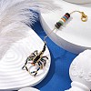 Scorpion Glass Seed Beads Pendant Decoration HJEW-MZ00121-4