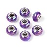 Opaque Resin European Beads RPDL-T038-007G-1
