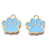 Alloy Enamel Pendants ENAM-T016-22LG-E-RS-2