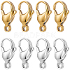 12Pcs 2 Colors 316 Stainless Steel Lobster Claw Clasps STAS-BBC0007-37-6