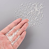 11/0 Grade A Transparent Glass Seed Beads X-SEED-N001-E-436-4