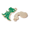 10Pcs 10 Styles Alloy Enamel Pendants ENAM-YW0003-25-2